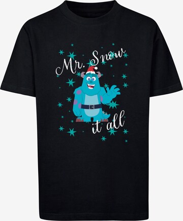 ABSOLUTE CULT T-Shirt 'Disney 100 - Sully Mr Snow It All' in Schwarz: predná strana