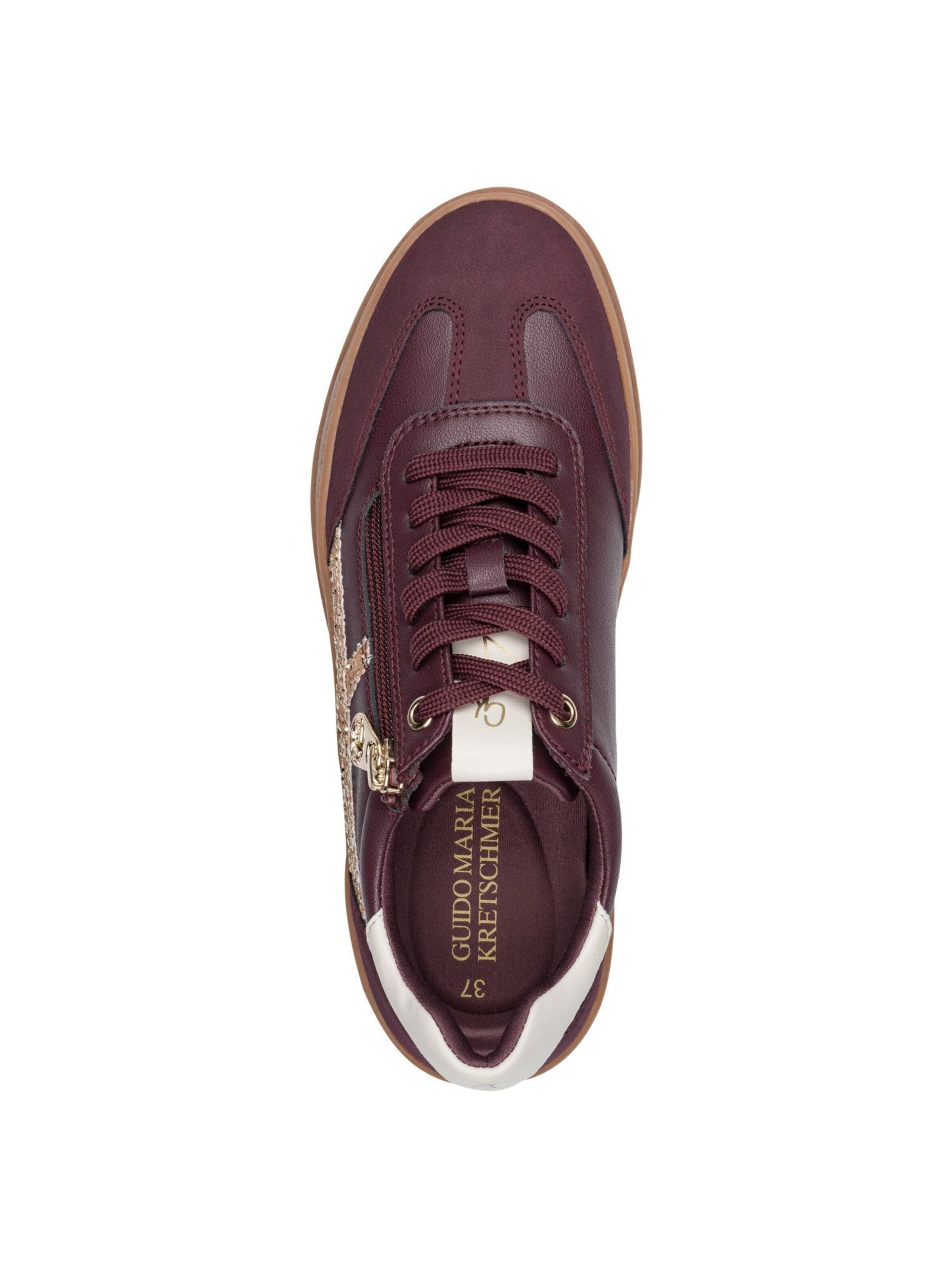 MARCO TOZZI Sneakers laag in Rood