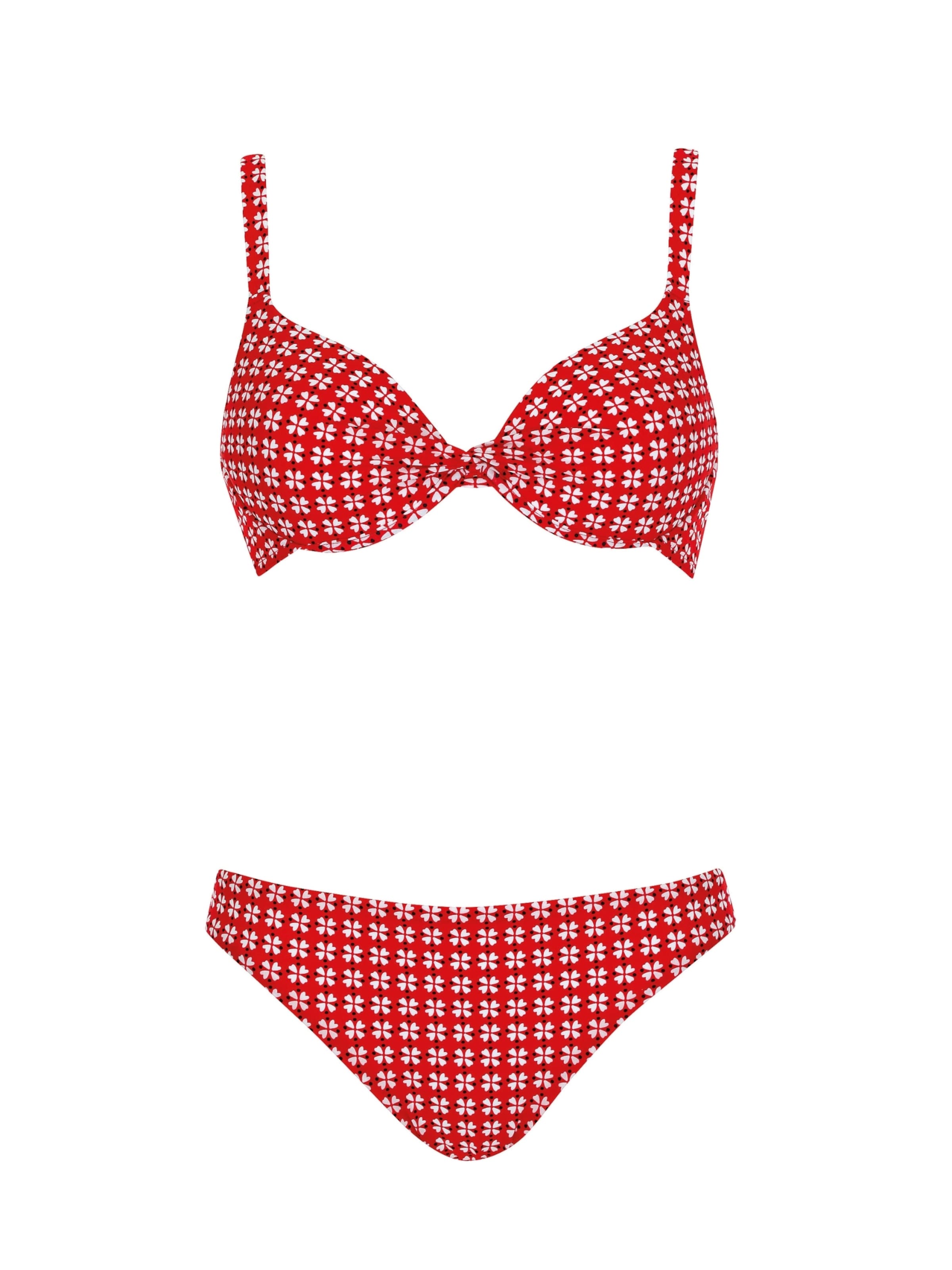 Triangolo Bikini di SUNFLAIR in rosso: frontale
