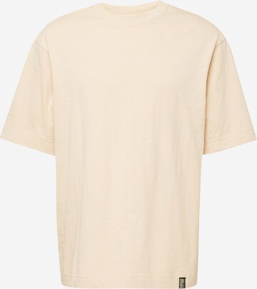 T-Shirt G-Star RAW en beige : devant