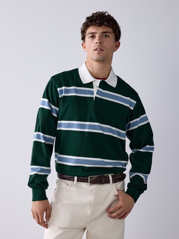 Next Poloshirt in Grün: Vorderseite