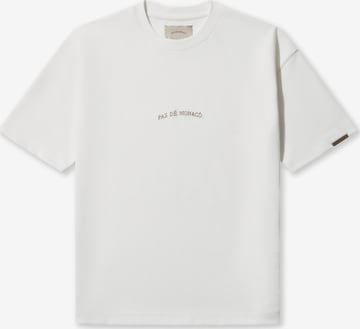 Pas De Monaco Koszulka 'Broderie' w kolorze biały: przód
