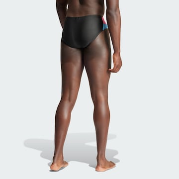 ADIDAS PERFORMANCE Athletic Swim Trunks in Black