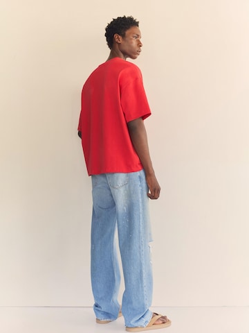 Pull&Bear Póló 'TEXAS' - piros