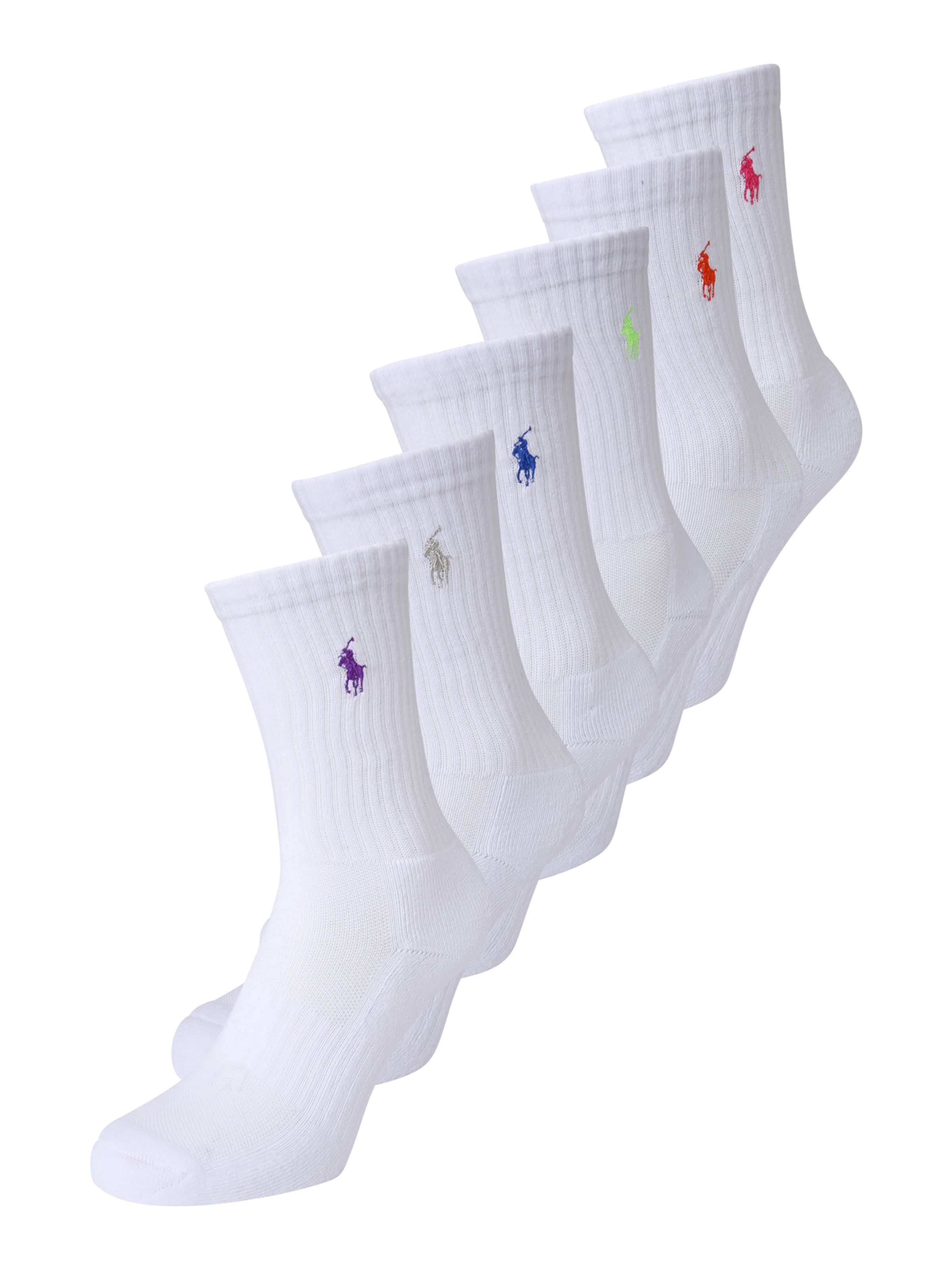 balts Polo Ralph Lauren Zeķes: no priekšpuses