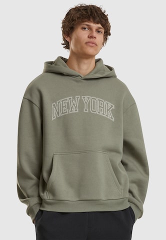 Mister Tee Μπλούζα φούτερ 'New York' σε πράσινο: μπροστά