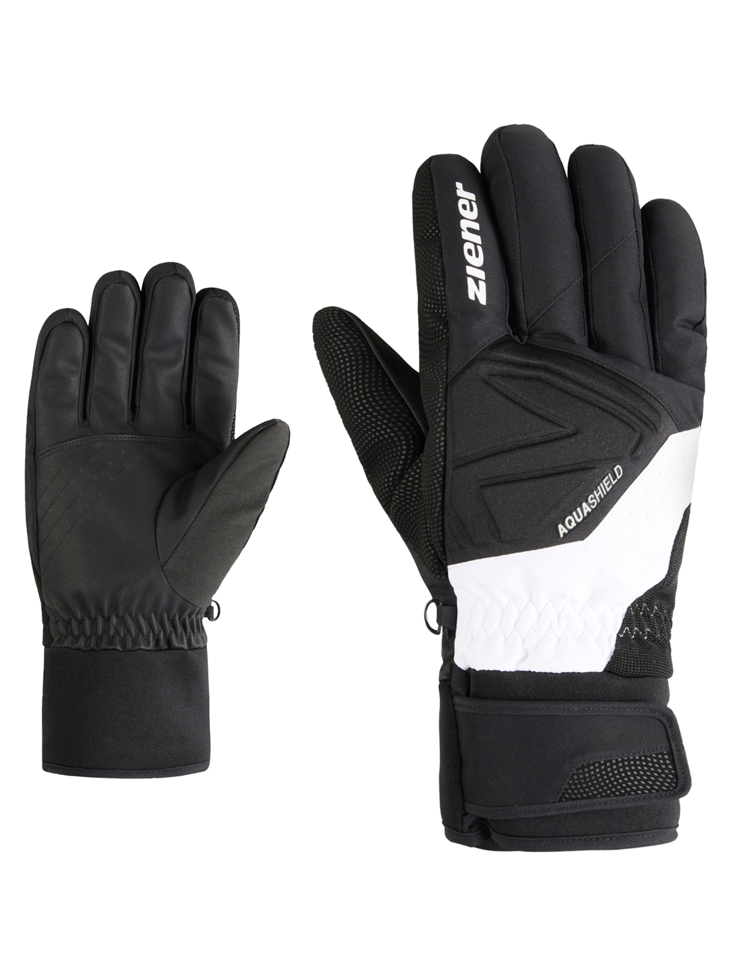 ZIENER Athletic Gloves 'Gatis' in Black: front