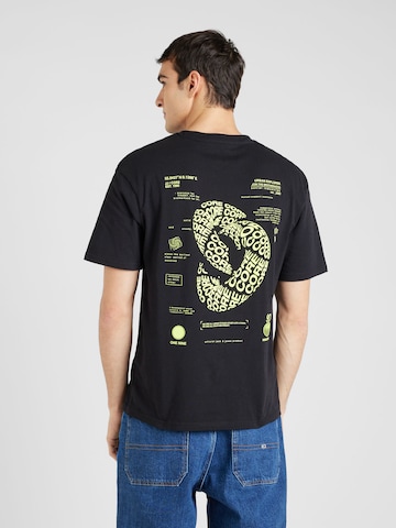 JACK & JONES Shirt 'CHAIN' in Zwart: voorkant