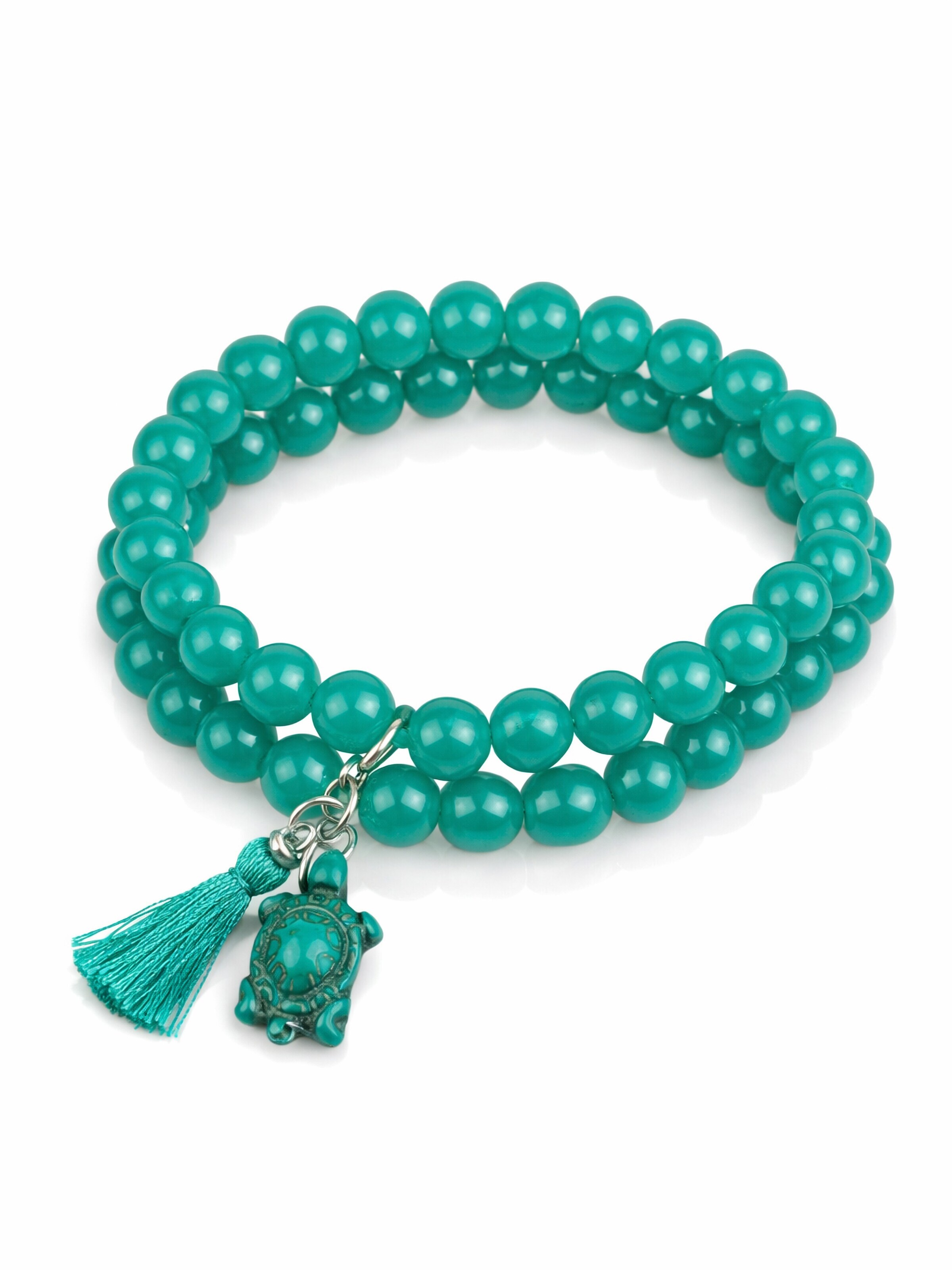 COLLEZIONE ALESSANDRO Bracelet 'Tartaruga' in Green: front