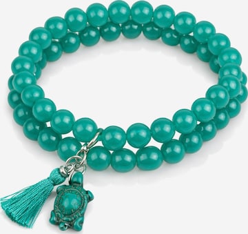 COLLEZIONE ALESSANDRO Bracelet 'Tartaruga' in Green: front