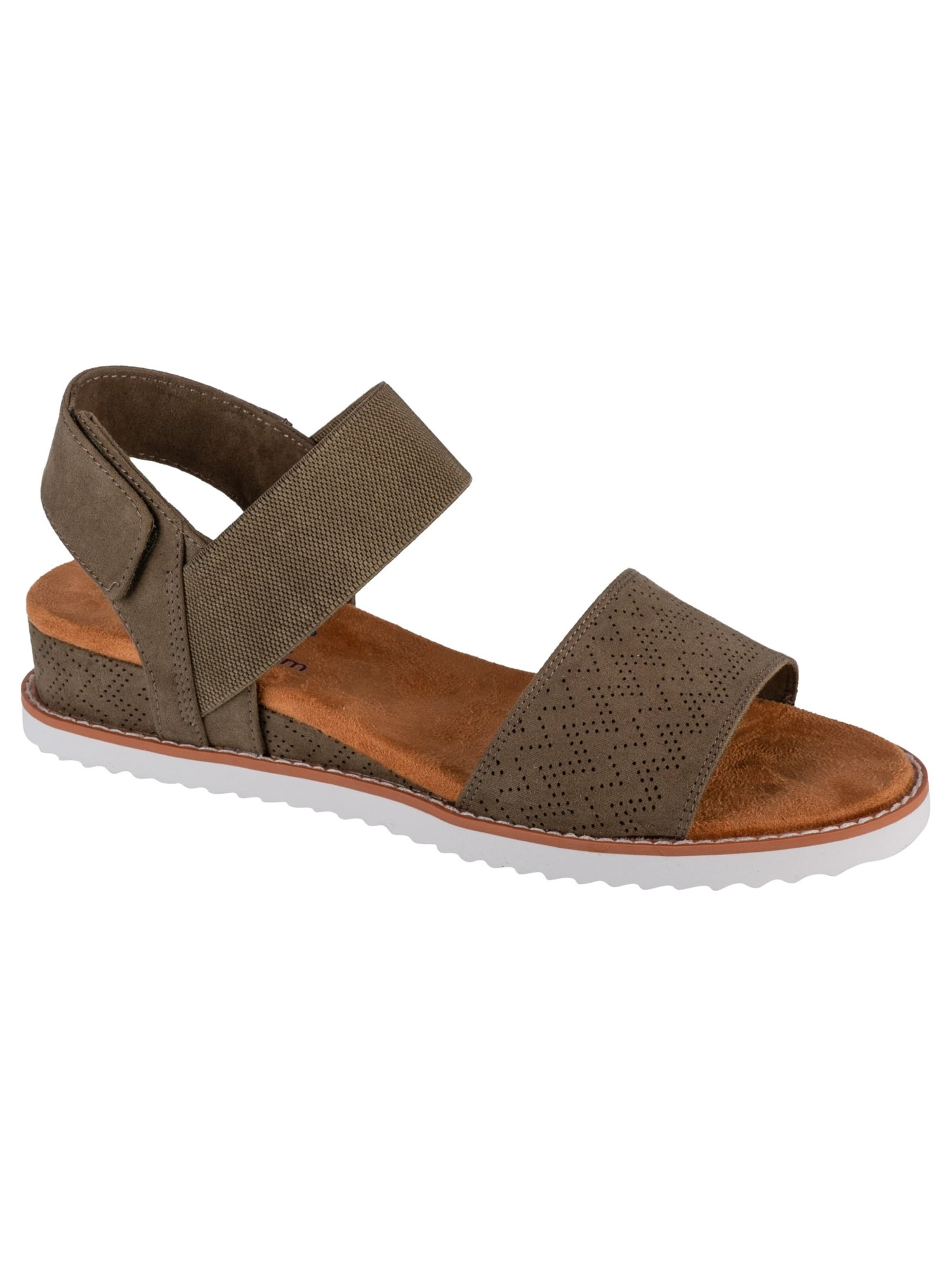 SKECHERS Sandaal 'Skechers Desert Kiss' in Groen: voorkant