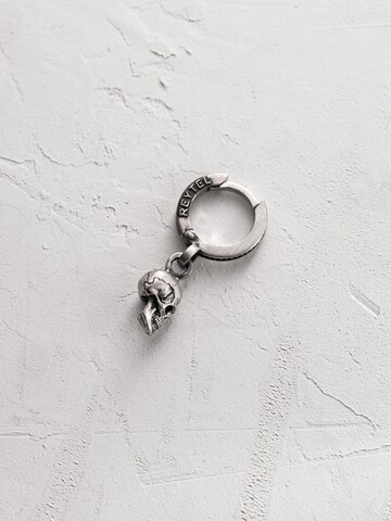 REYTEL - Pendientes 'SCHEDEL' en plata: frente