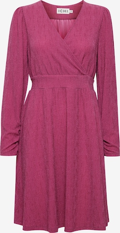 ICHI Dress in Pink: front
