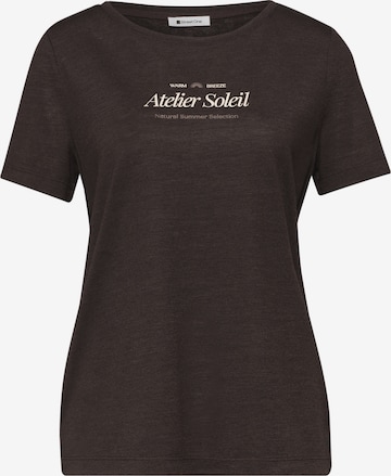 STREET ONE Shirt in Brown: front