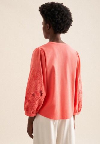 SEIDENSTICKER Tunic 'Schwarze Rose' in Pink