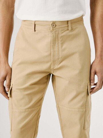 Pepe Jeans Regular Cargo trousers in Beige