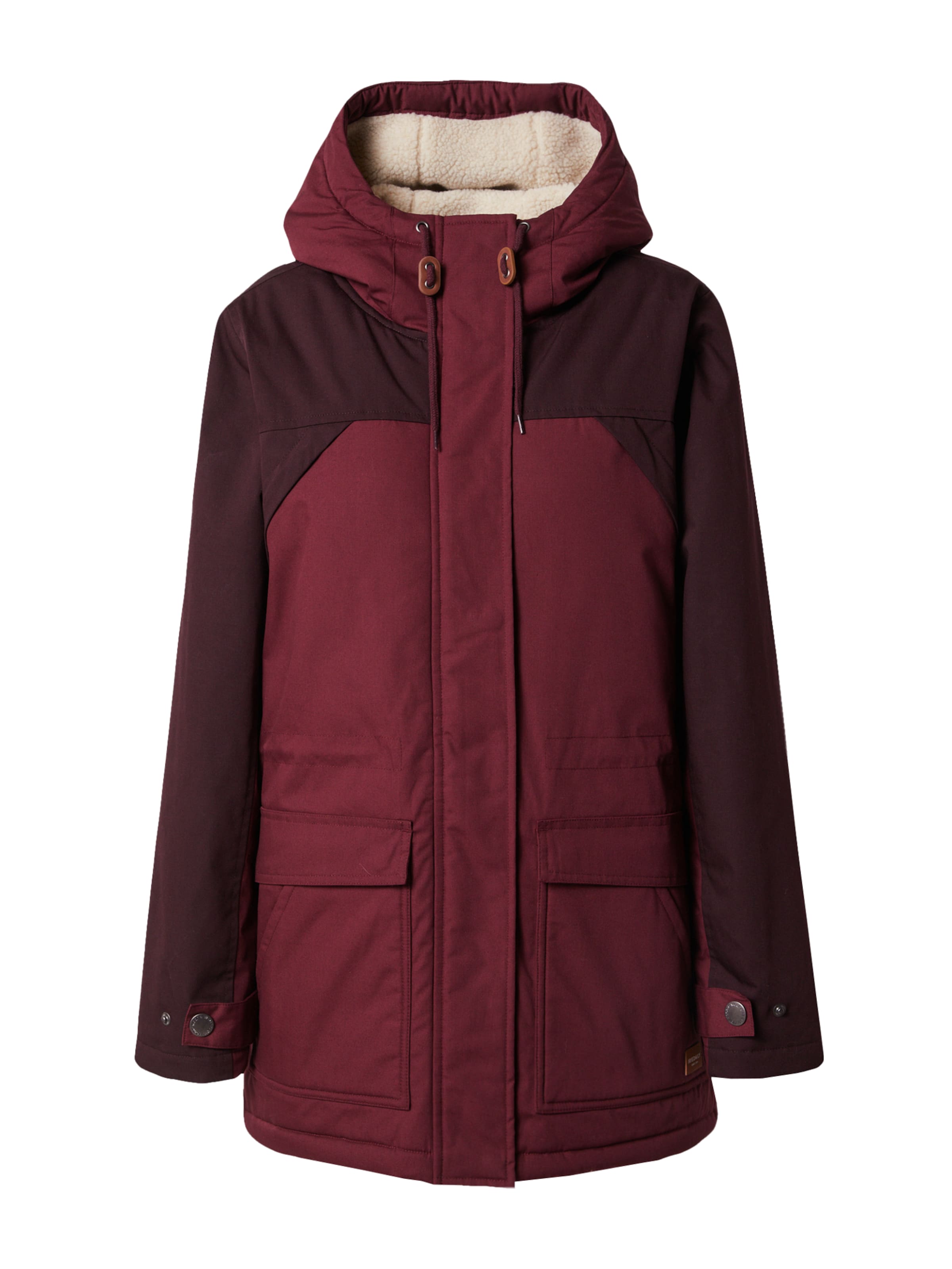 Parka invernale di Iriedaily in rosso: frontale