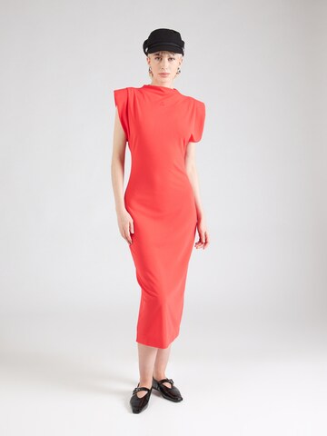 Karl Lagerfeld Dress in Red: front