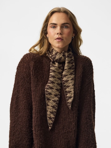 PIECES Scarf 'KOMMA ' in Beige: front