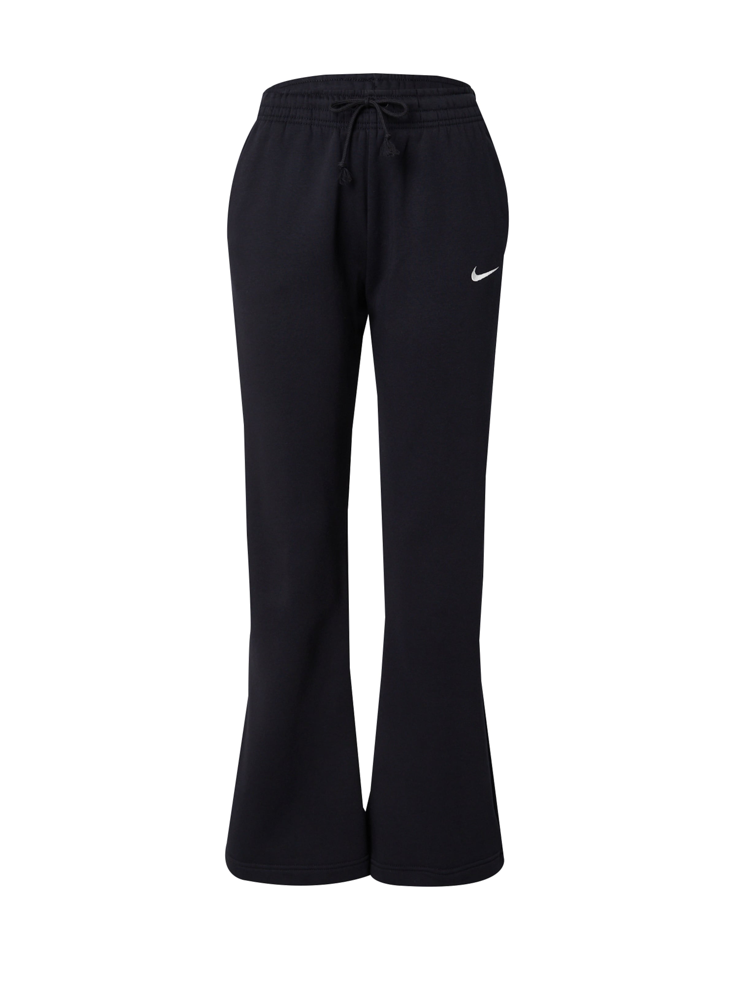 Nike Sportswear Bukser 'PHNX FLC' i sort / hvid, Produktvisning