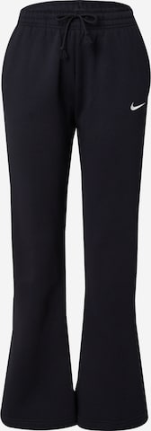 Evazați Pantaloni 'PHNX FLC' de la Nike Sportswear pe negru: față