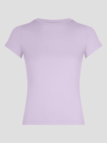 YO-GAYA Sporttop 'Short Sleeve Top' in Lila: voorkant