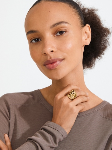 Pilgrim - Anillo 'Inner' en oro: frente