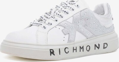 John Richmond Sneakers laag in de kleur Zilver / Wit, Productweergave