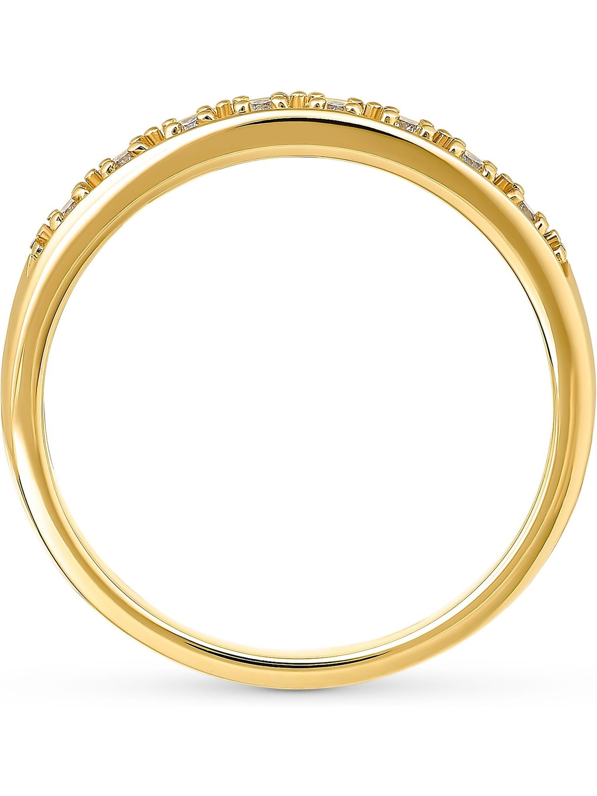 CHRIST Ring in Gold: front