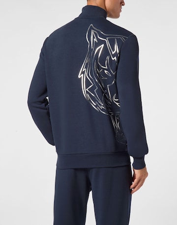 Plein Sport Sweat jacket 'Tiger' in Blue