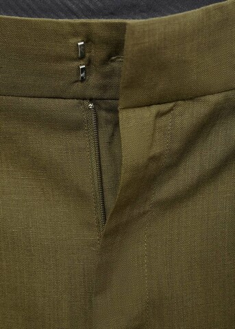 MANGO Wide Leg Hose 'Ferraro' in Grün