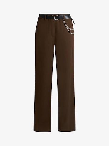 HAVE ONE Regular Broek in Bruin: voorkant