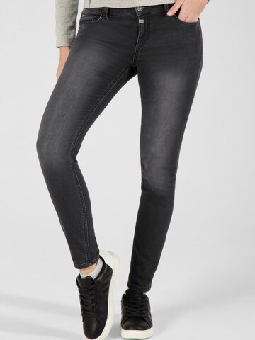 Skinny Jeans 'Aleena' di TIMEZONE in nero: frontale