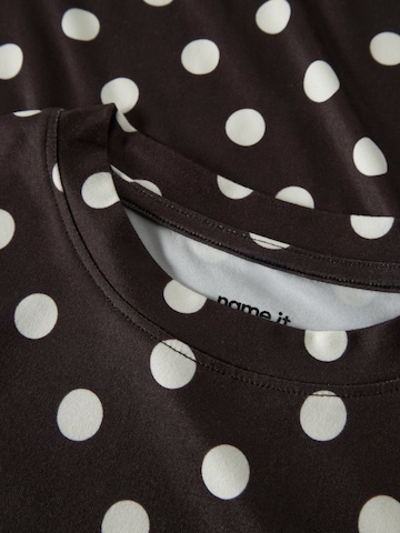 NAME IT Shirt 'NKFNAKUKS' in Brown
