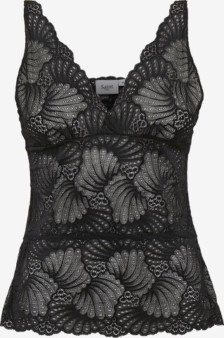 SAINT TROPEZ Top 'Daisy' in Black: front