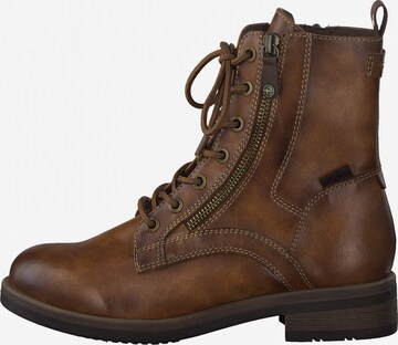 TAMARIS Lace-Up Ankle Boots in Brown