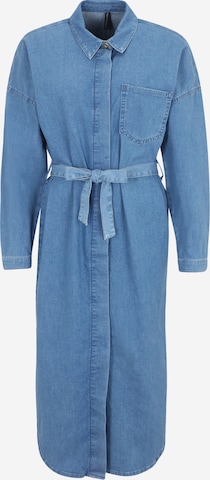 Only Tall Shirt Dress in Blue: front