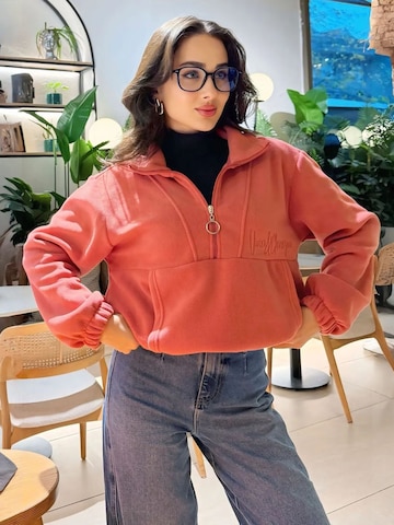 Tommy Life Fleece Jacket in Pink: front