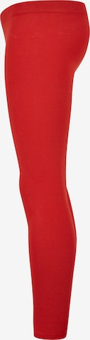 Skinny Leggings di Urban Classics in rosso