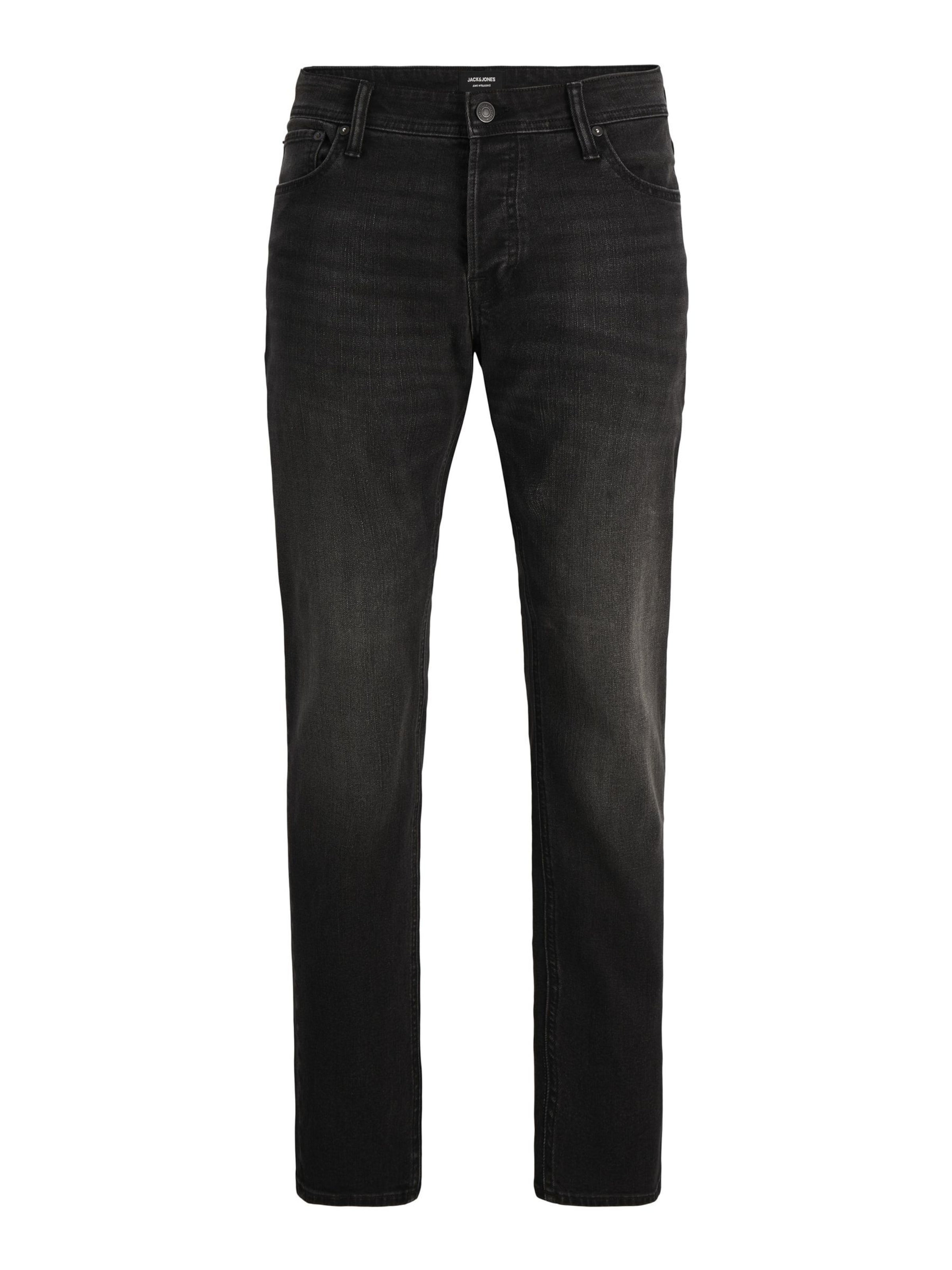 JACK & JONES Regular Jeans 'JJIMIKE JJORIGINAL' in Black: front