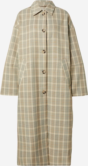 Demisezoninis paltas 'Nastasja' iš EDITED, spalva – kremo / rusvai žalia, Prekių apžvalga