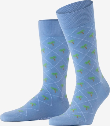 BURLINGTON Socken 'Palm Tree' in Blau: Vorderseite