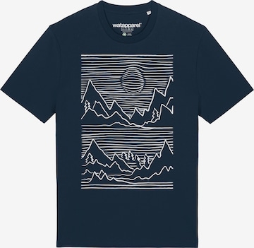 Watapparel T-Shirt in Blau: Vorderseite
