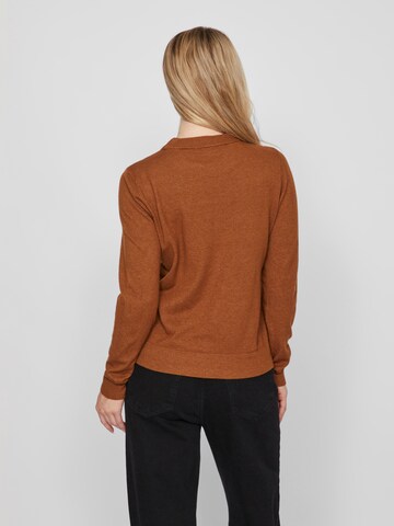 VILA Sweater in Brown