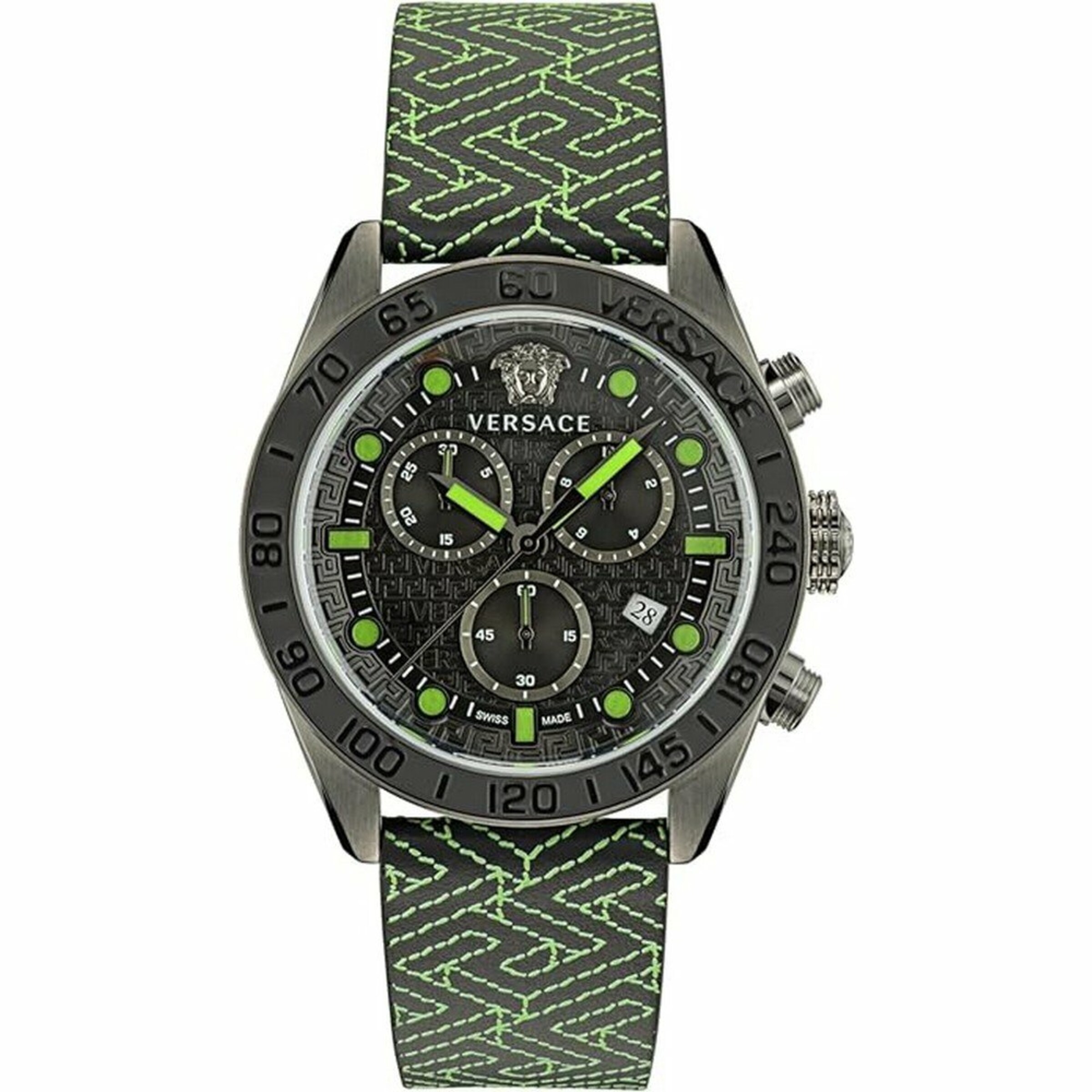 VERSACE Uhr in Schwarz: Vorderseite