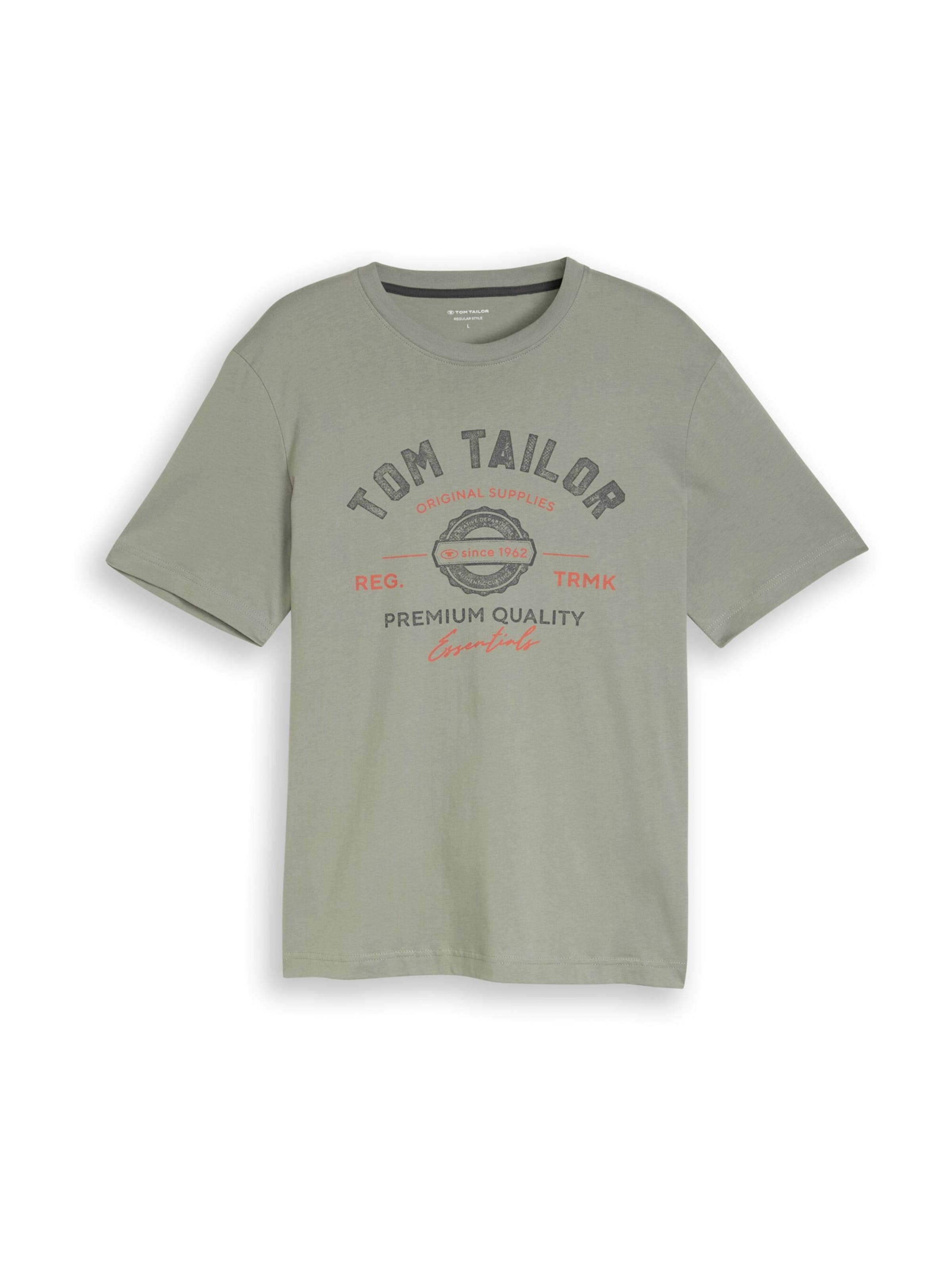 TOM TAILOR Μπλουζάκι σε πράσινο: μπροστά