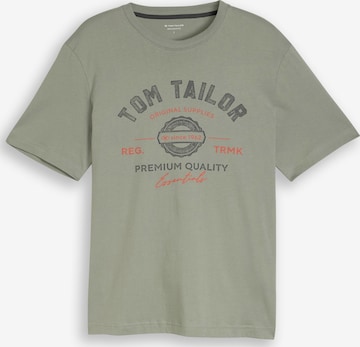 TOM TAILOR Majica | zelena barva: sprednja stran