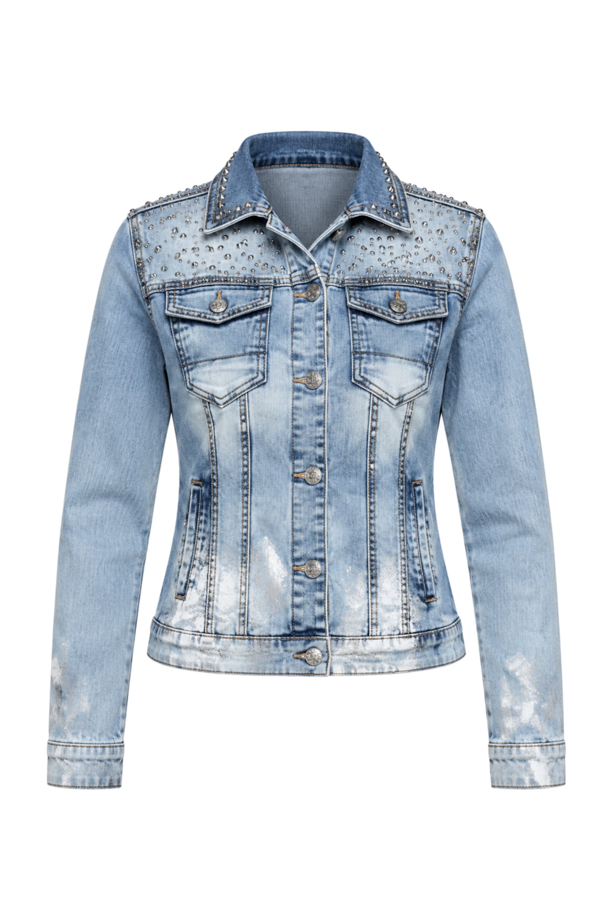 CIPO & BAXX Tussenjas 'WJ174' in Blauw: voorkant