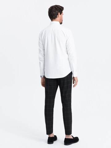 Ombre Slim fit Overhemd 'SHOS-0108' in Wit