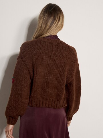 Cardigan bavarois ' ' Apricot en marron